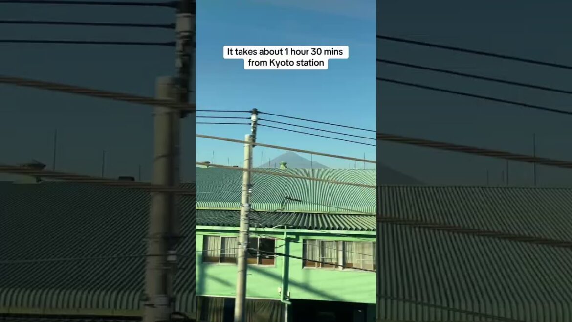 How to see Mt Fuji from the train!