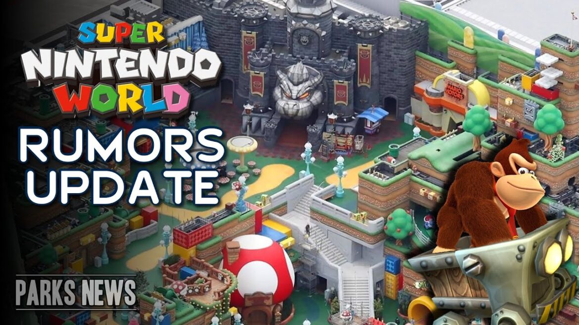 Super Nintendo World Opening News With Mario Cafe - Plus Rumors & Donkey Kong Coaster Update
