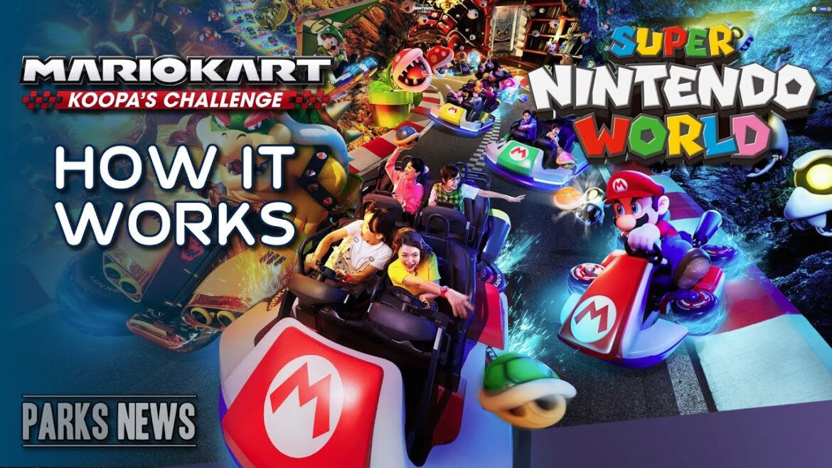 How the Mario Kart Ride Works - Technology and Game Controls Explained