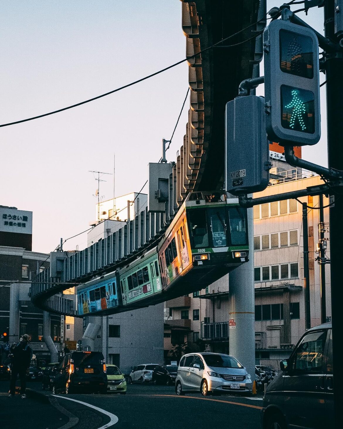 Shonan Monorail, near Tokyo, Japan