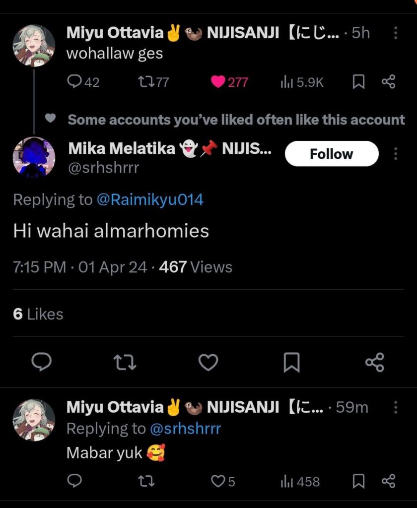 Almarhomies back from the grave 😭
