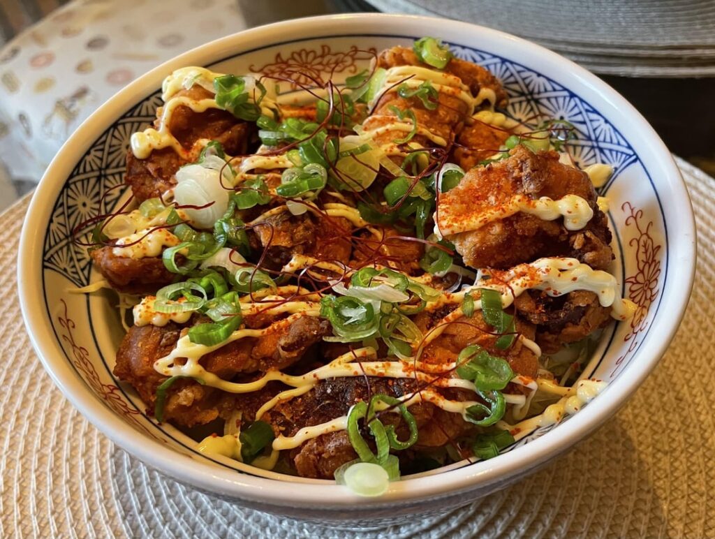 Homemade Karaage Don