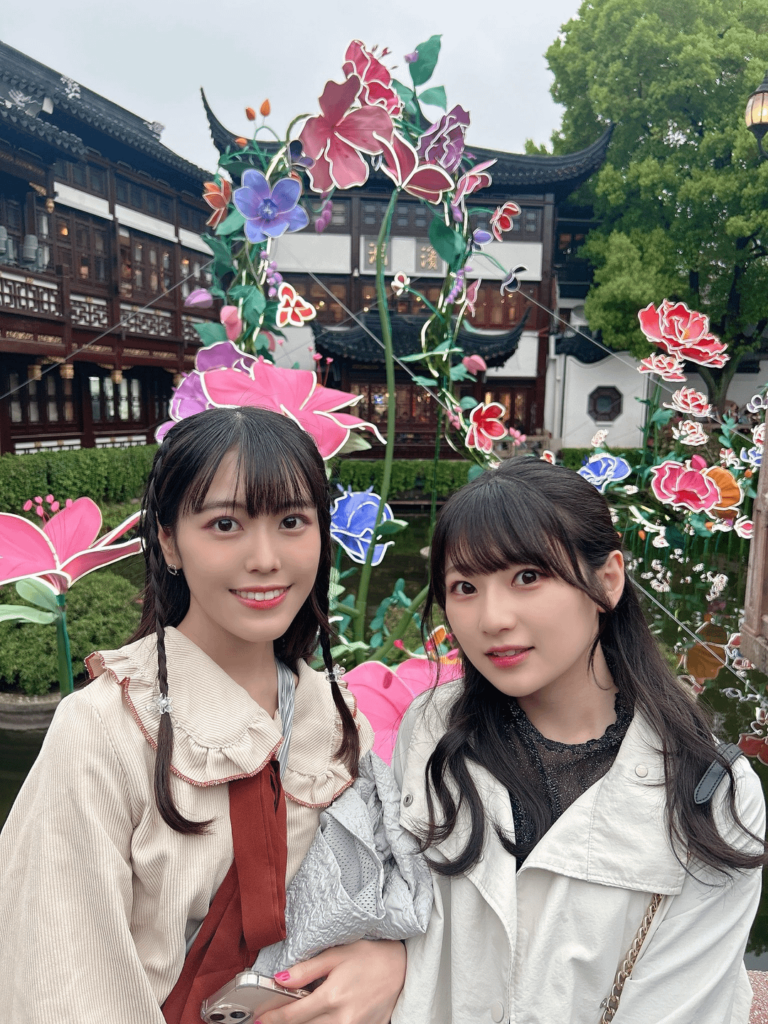 Tateishi Rin and Aoki Hina in Shanghai