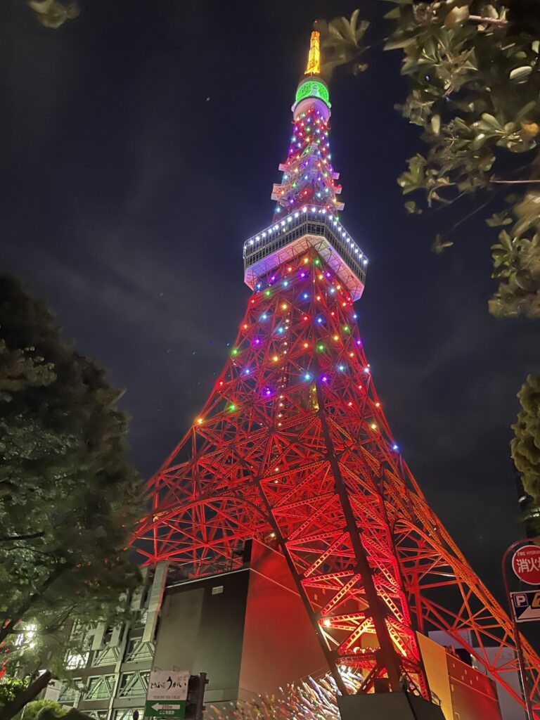 Tokyo tower at night (2023)