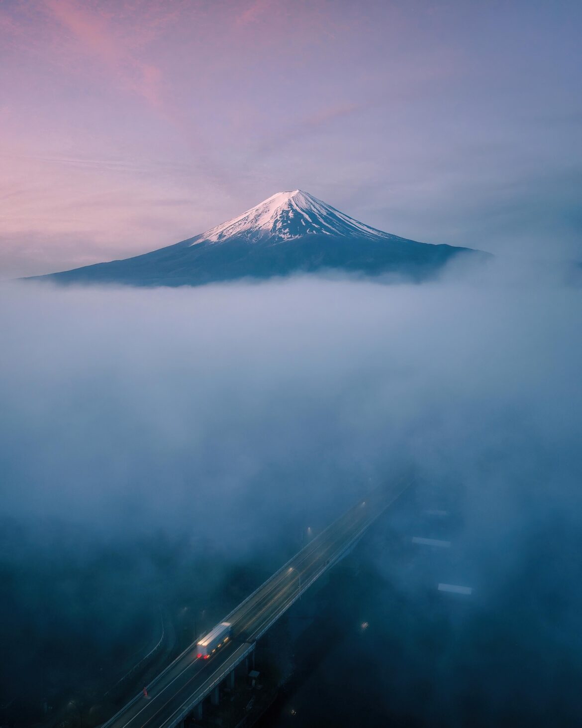 Fogscape at Kawaguchiko