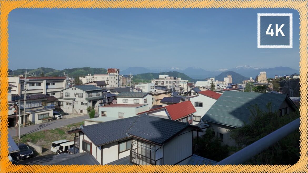 YUDANAKA SPA TOWN on early morning | Walking tour | Nagano, Japan