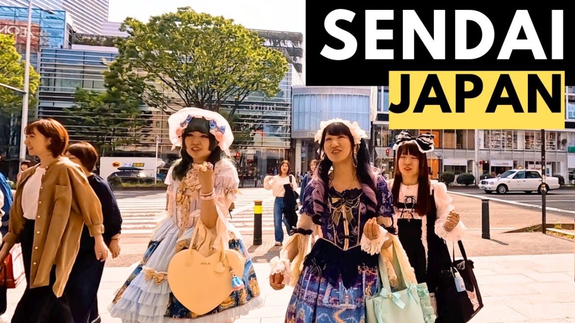 Walking Through the Streets of Sendai, Japan Walking Through the Streets of Sendai, Japan