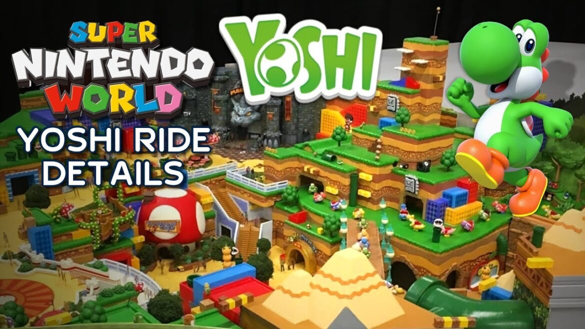 Yoshi Ride Details for Super Nintendo World at Universal Parks - Yoshi's Adventure