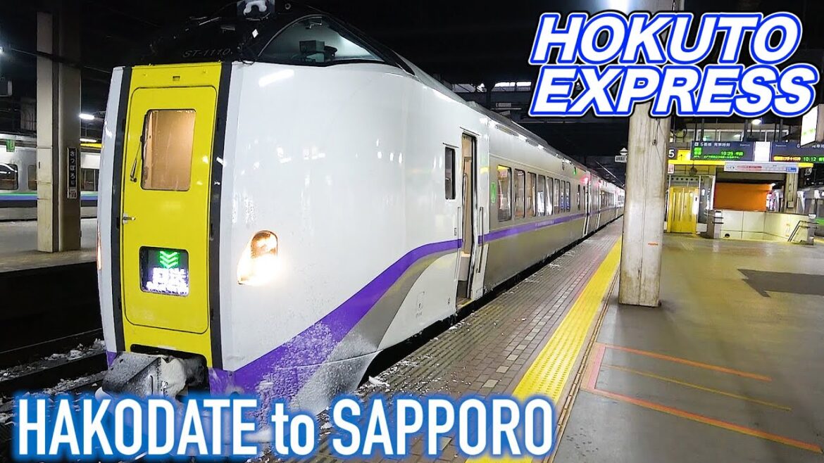 Hokkaido 6AM Morning Snowy Train Ride to Sapporo