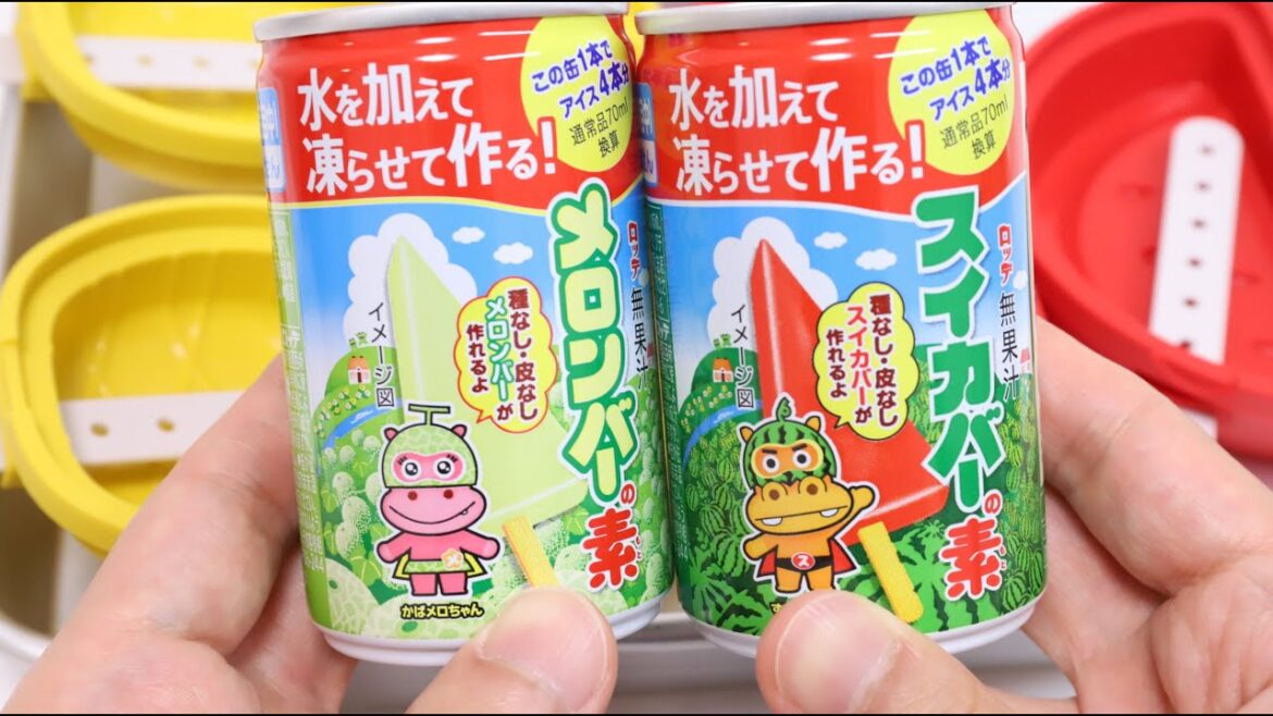 Watermelon Ice Candy Bar Syrup Can Easy Cooking Doller Store Daiso Watermelon Ice Candy Bar Syrup Can Easy Cooking Doller Store Daiso