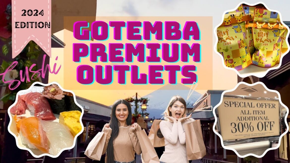 Gotemba PREMIUM Outlets: High Tech SUSHI restaurant & Shopping Day