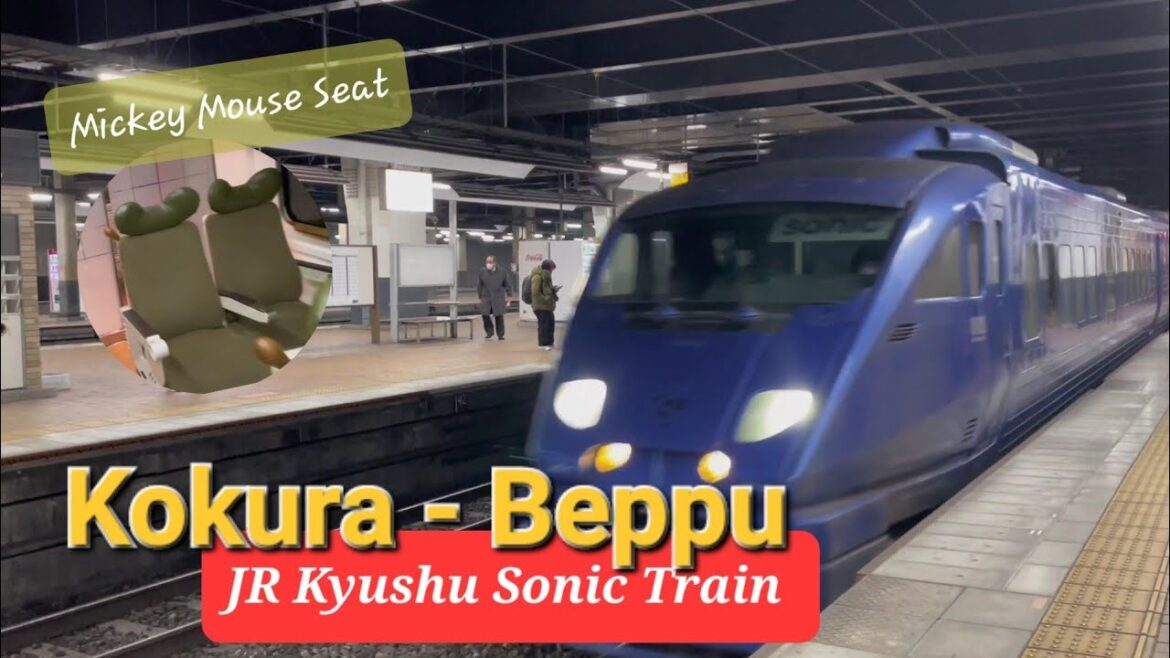 Transit Walk Kokura Station - Ride Sonic Train Kitakyushu to Beppu 🇯🇵