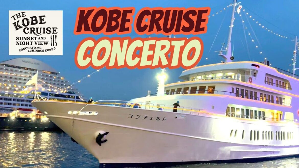 [Kobe] Night cruise on the cruise ship Concerto. Enjoy dinner, night view and live music [Harborland