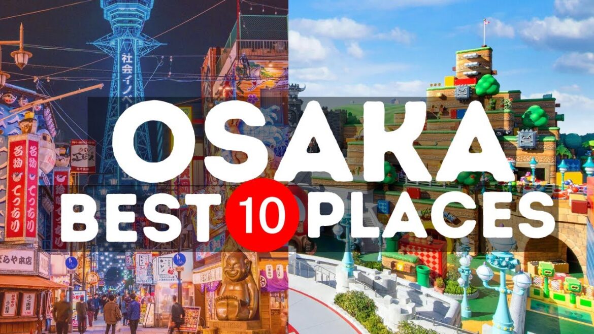 Top 10 Osaka Tourist Places - Travel Video | Earth Marvels