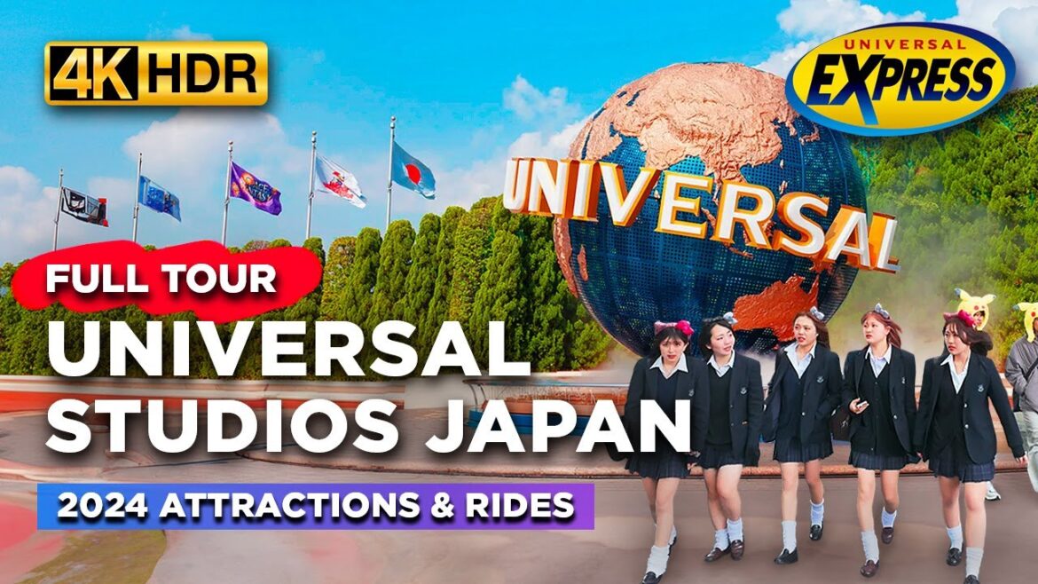 UNIVERSAL STUDIOS JAPAN 2024 | Tour with ALL Attractions and Express Pass 7 Rides! | Osaka【4K HDR】 UNIVERSAL STUDIOS JAPAN 2024 | Tour with ALL Attractions and Express Pass 7 Rides! | Osaka【4K HDR】