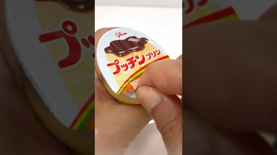 Glico Pucchin Pudding Fun and Easy Way of Pulling Out the Pudding #shorts Glico Pucchin Pudding Fun and Easy Way of Pulling Out the Pudding #shorts