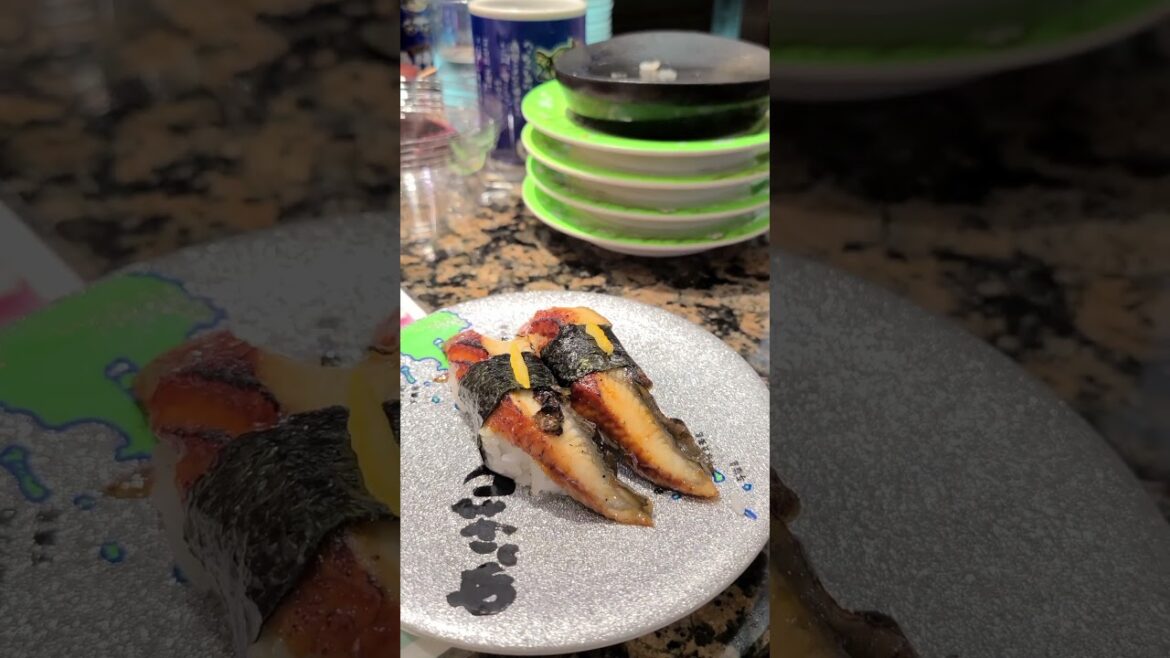 Conveyor sushi in Kagoshima #Japan #sushi #travel