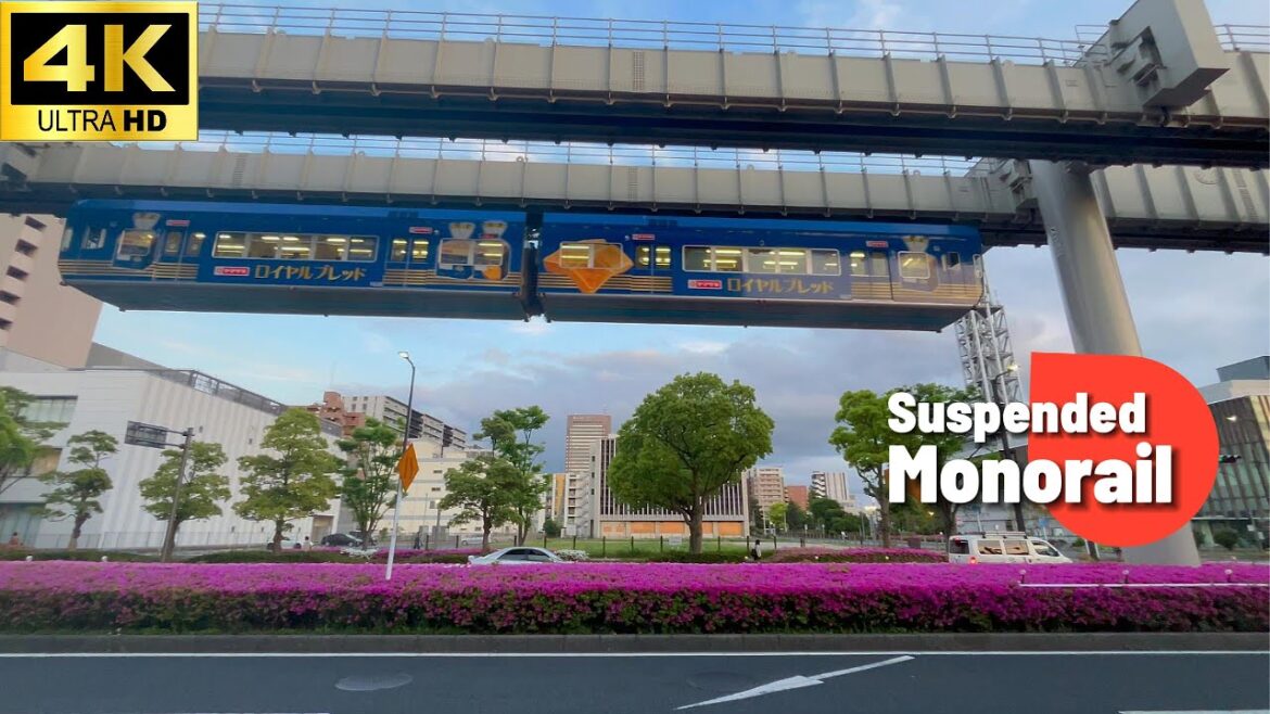 The world's longest suspended monorail is located in Chiba, Japan.