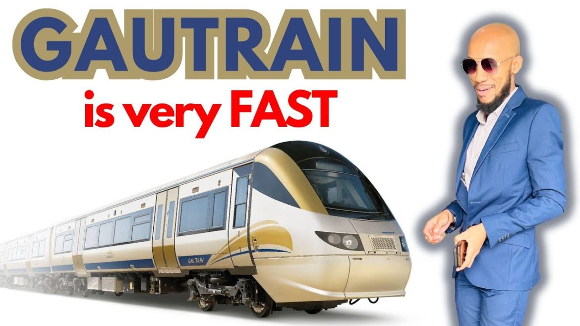 Gautrain the FASTEST train in South Africa | Gauteng | Pretoria to Johannesburg to OR Tambo Airport