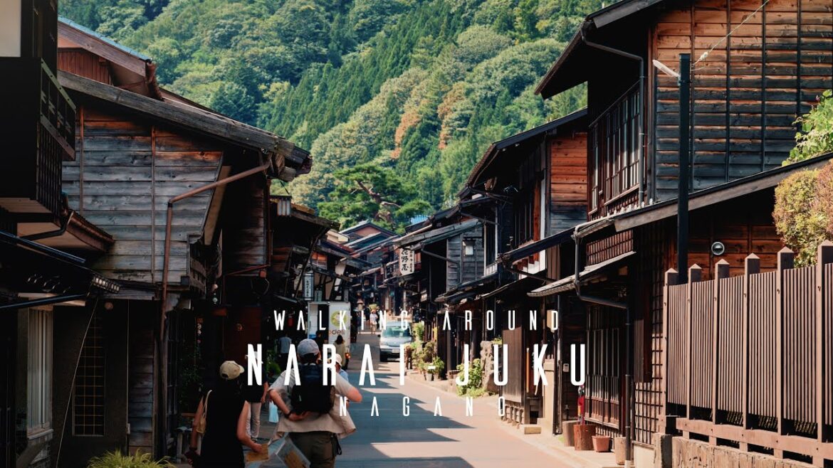 Walk Narai Juku in Nagano | Japan Scenic Walk 4k