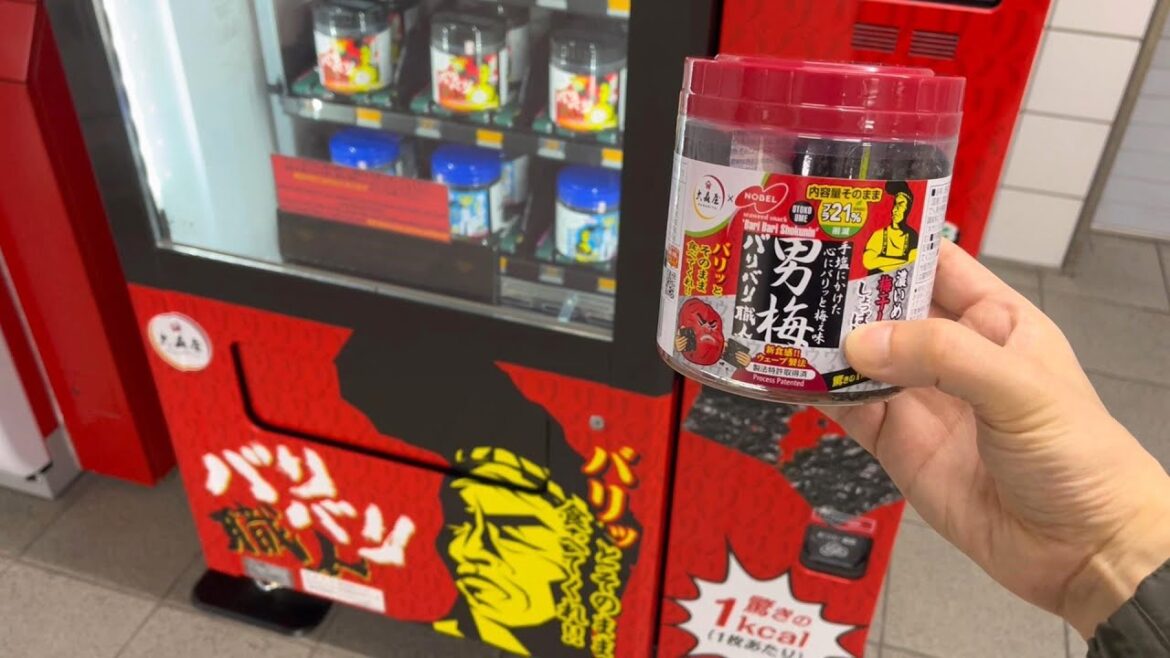 Seasoned Seaweed Snacks Vending Machine Seasoned Seaweed Snacks Vending Machine