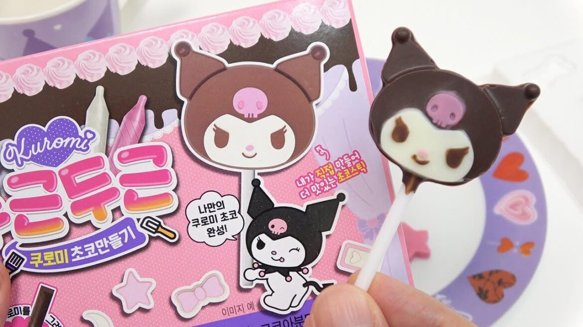 Kuromi Chocolate Making Kit South Korea DIY Candy for ASMR
