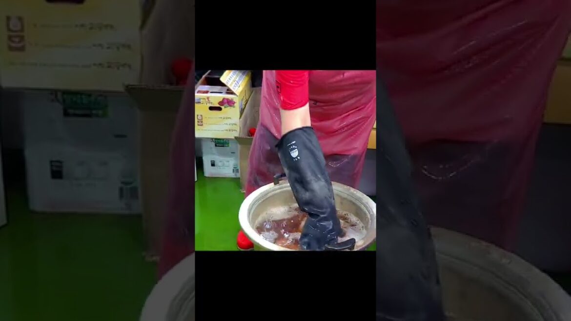 street food asmr food fish cutting korean food asian seafood sashimi making video 220622 #shorts 52