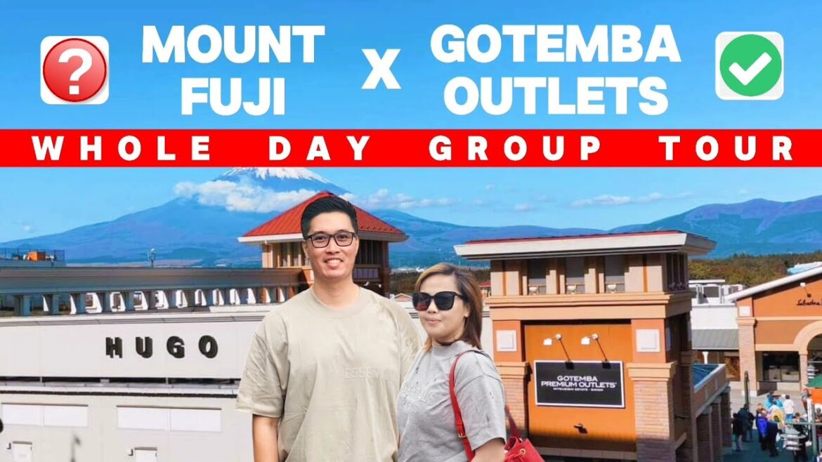 MOUNT FUJI & GOTEMBA DAY TOUR | CHUREITO PAGODA + OSHINO HAKKAI + OUTLET SHOPPING | JAPAN VLOG 2024