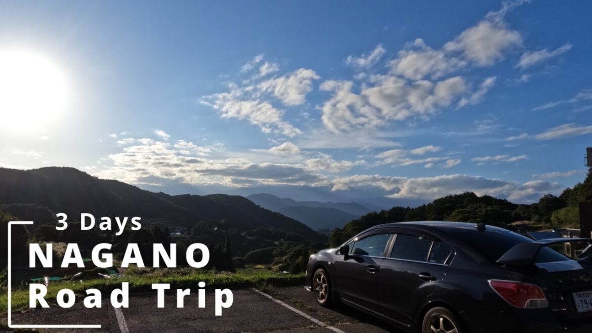【4k vlog】NAGANO Road Trip Day1