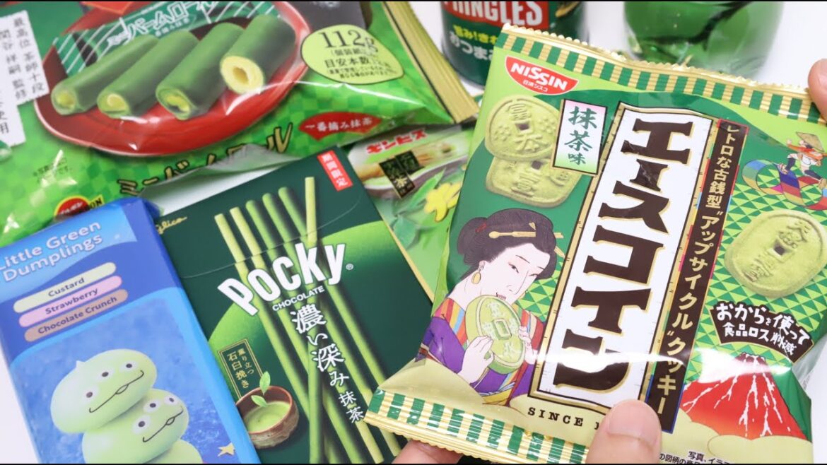 Green Snacks and Sweets Collection