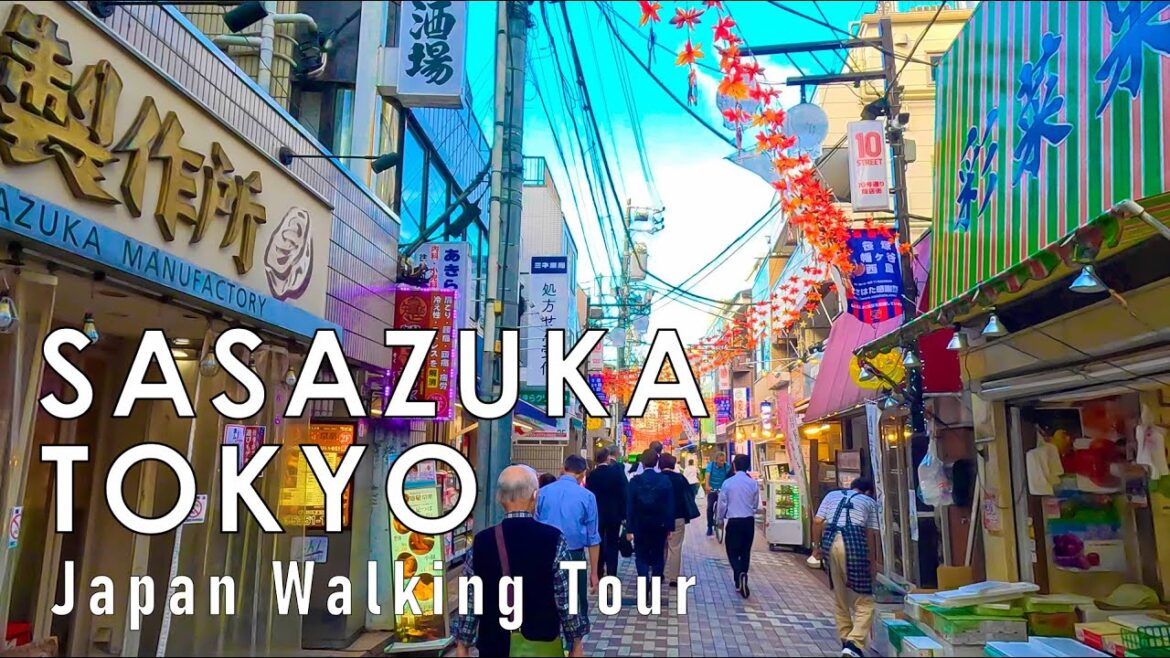 Japan walking tour in Tokyo Sasazuka 4K 60fps
