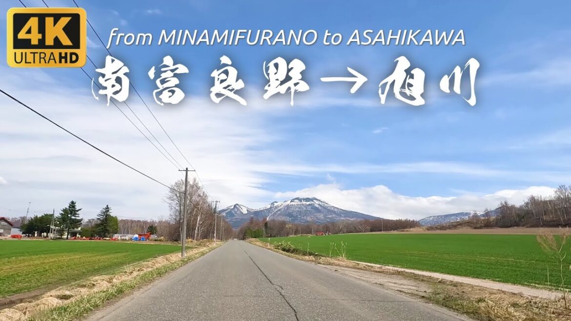 Hokkaido Travel 4K | Driving to Asahikawa from South Furano in Japan🇯🇵,with the Coming of Spring Hokkaido Travel 4K | Driving to Asahikawa from South Furano in Japan🇯🇵,with the Coming of Spring