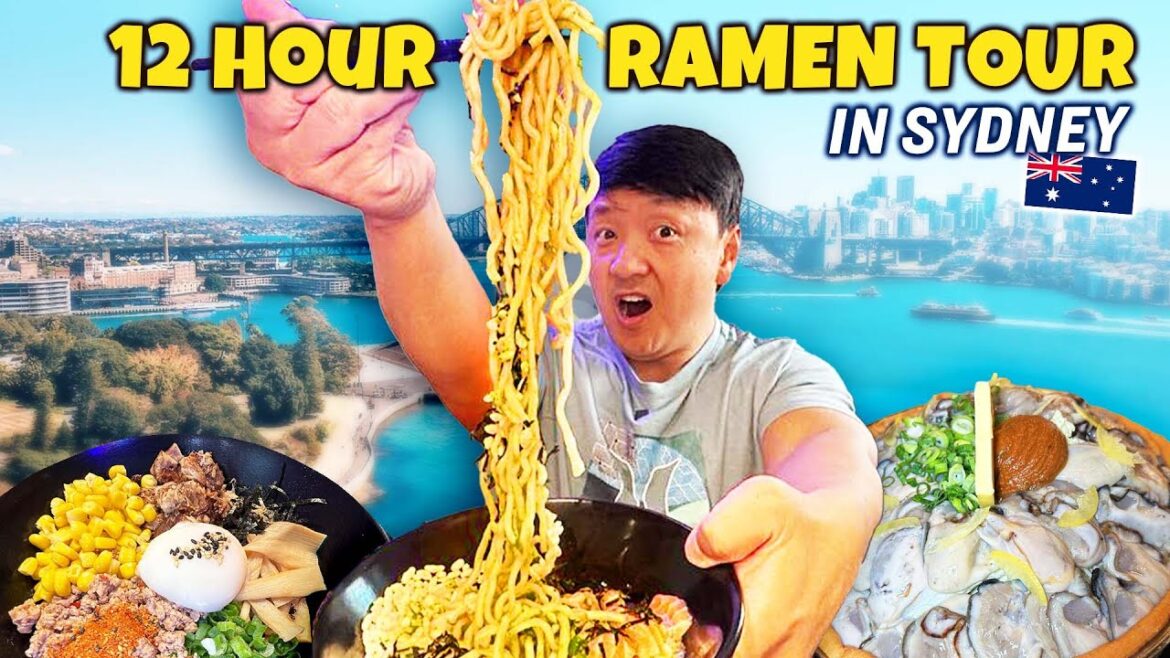 12 Hour Japanese Ramen Tour in Sydney Australia | $80 OYSTER MOUNTAIN Hotpot Ramen!