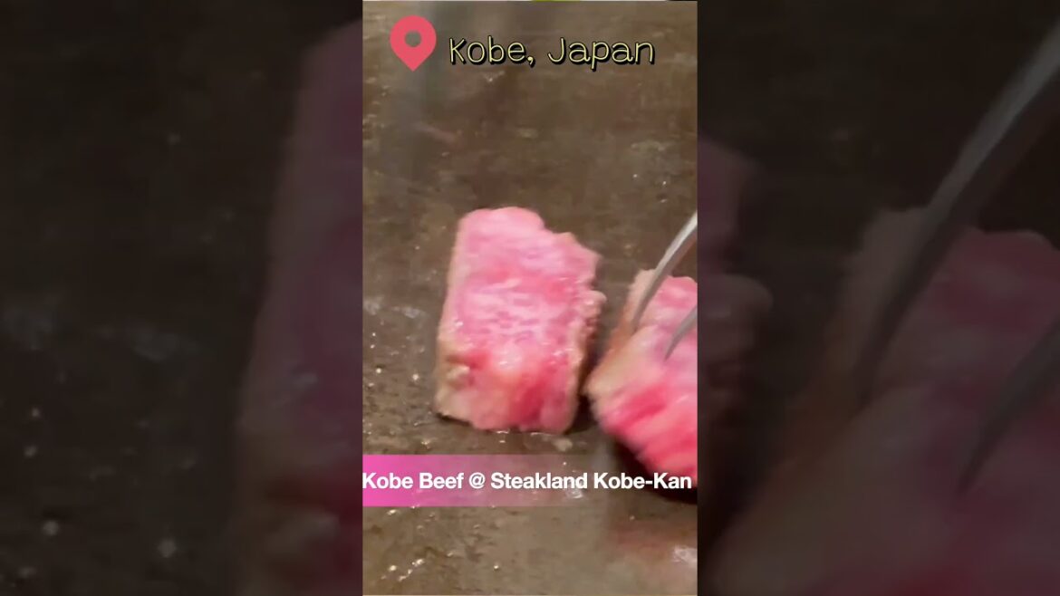Kobe Beef Dining Experience at Steakland #Japan #Kobe #beef