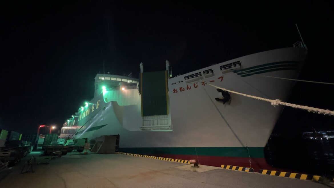 【幽霊船？】乗客1人だけ！神戸から道後温泉へ深夜発フェリー旅