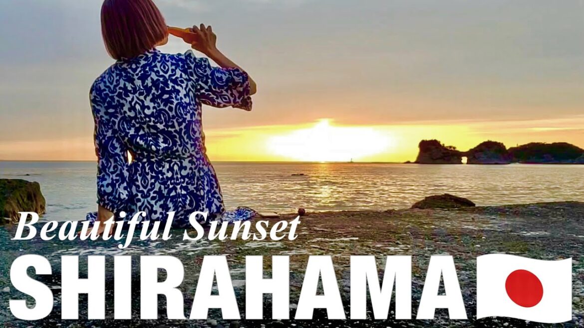WAKAYAMA🇯🇵 Seafood BBQ and Sunset in Shirahama🌅 Japan Travel Vlog!! Japanese countryside