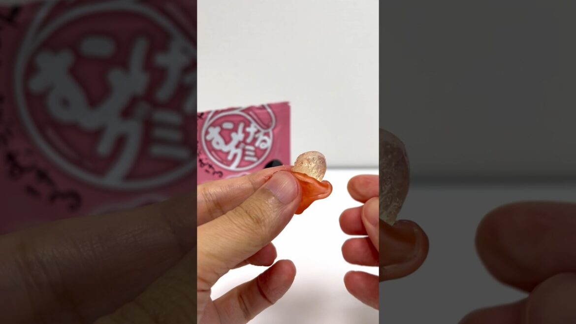 Peeling Gummy Candy Peach #shorts