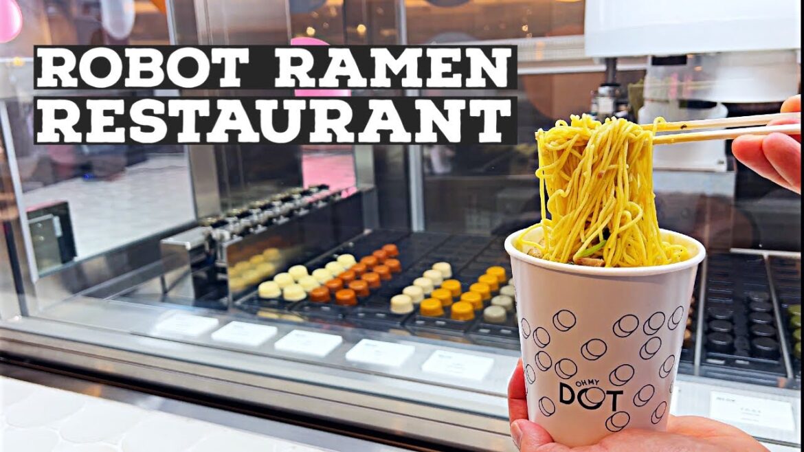 Robot Makes Gourmet Ramen Noodles in Tokyo Japan