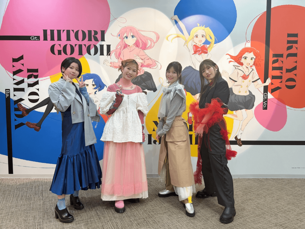 Kessoku Band at the「Bocchi the Rock！」Exhibition at Matsuya Ginza