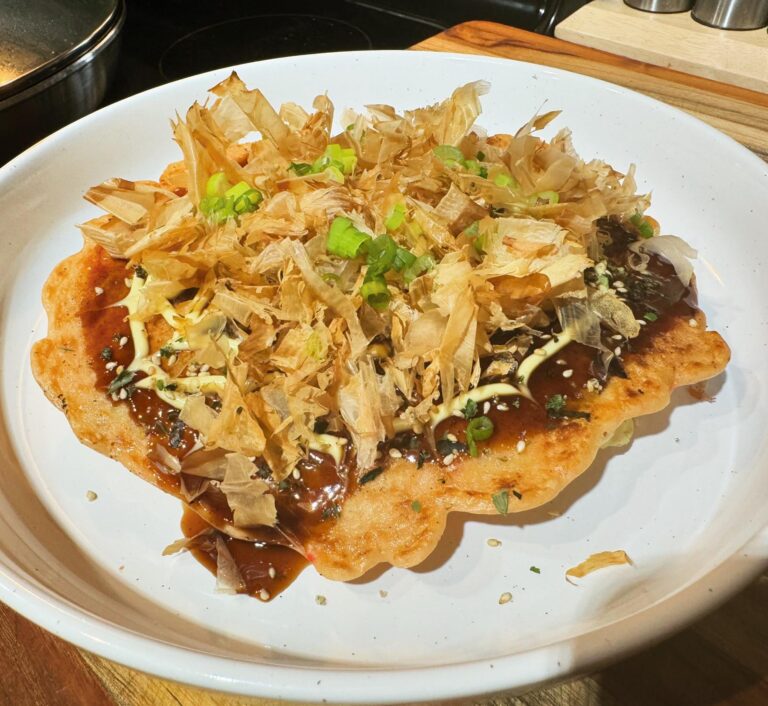 My first time making okonomiyaki