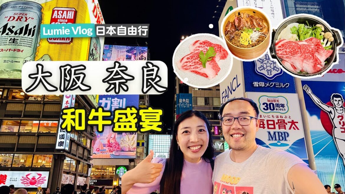 【日本自由行】第7集 大阪奈良神户和牛宝藏餐厅 大阪酒店购物心斋桥道顿堀 和牛烤肉寿喜锅 大阪奈良自由行攻略｜日本旅行攻略 大阪旅行攻略 关西旅行攻略