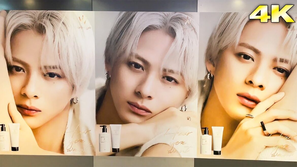 4K 平野紫耀【広告】 Sho Hiran advertisement at JR Shibuya Tokyo