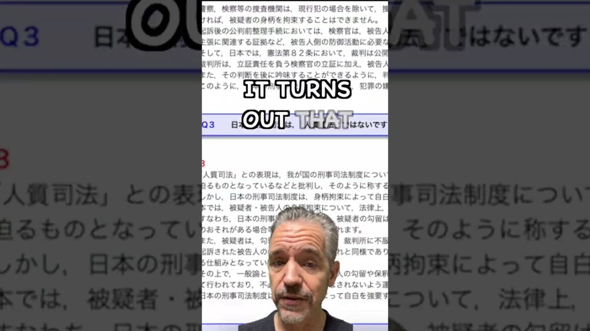 99% conviction rate in Japan – American lawyer explains 99% conviction rate in Japan - American lawyer explains