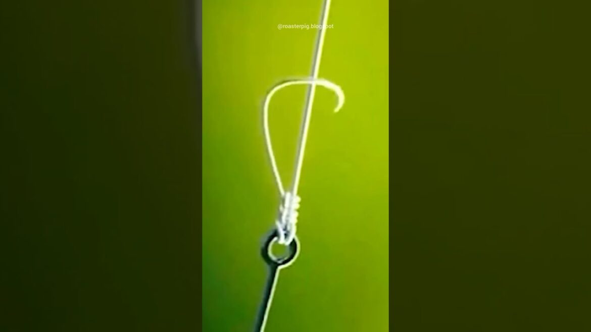 Even 10 elephants can pull the rope tied like this #fishing #knot #tutorial #diy #simple #easy