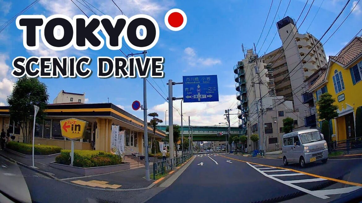 🇯🇵 [4K] Tokyo Drive: Traveling & enjoying scenic views on a sunny day