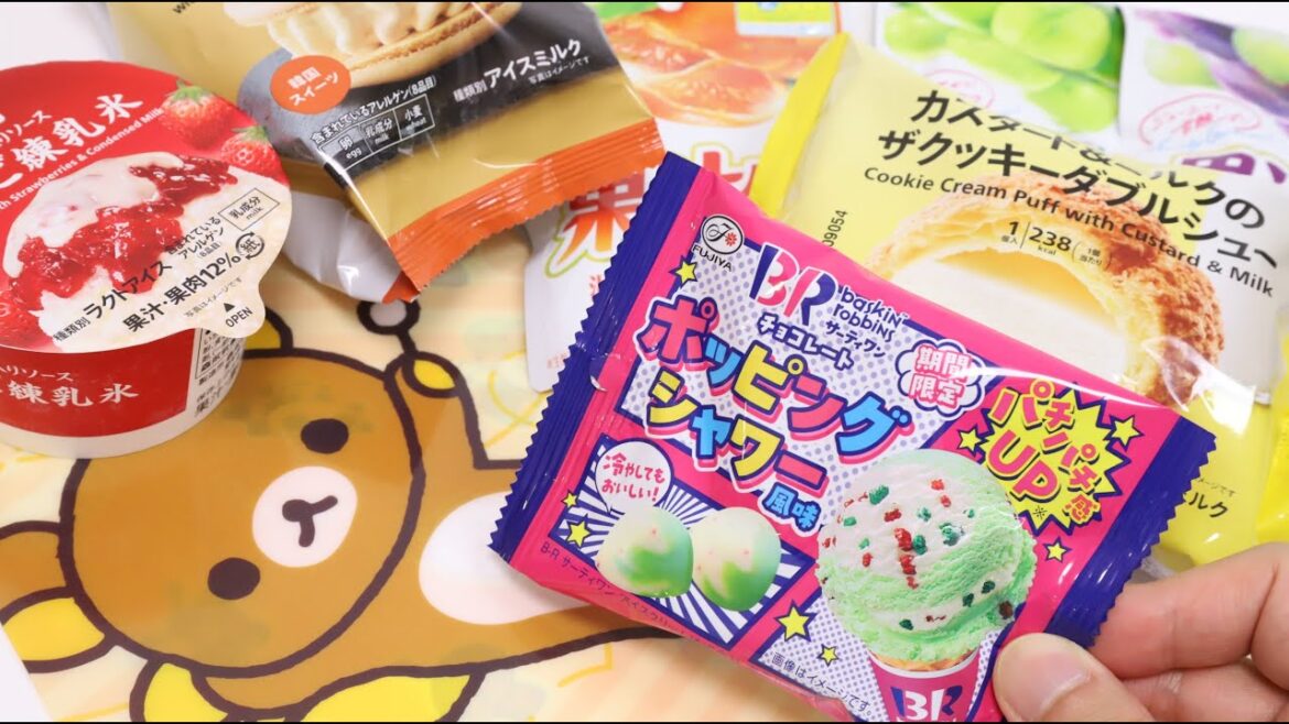 Weekly Convenience Store Foods 7 Eleven Rilakkuma is so Cute!