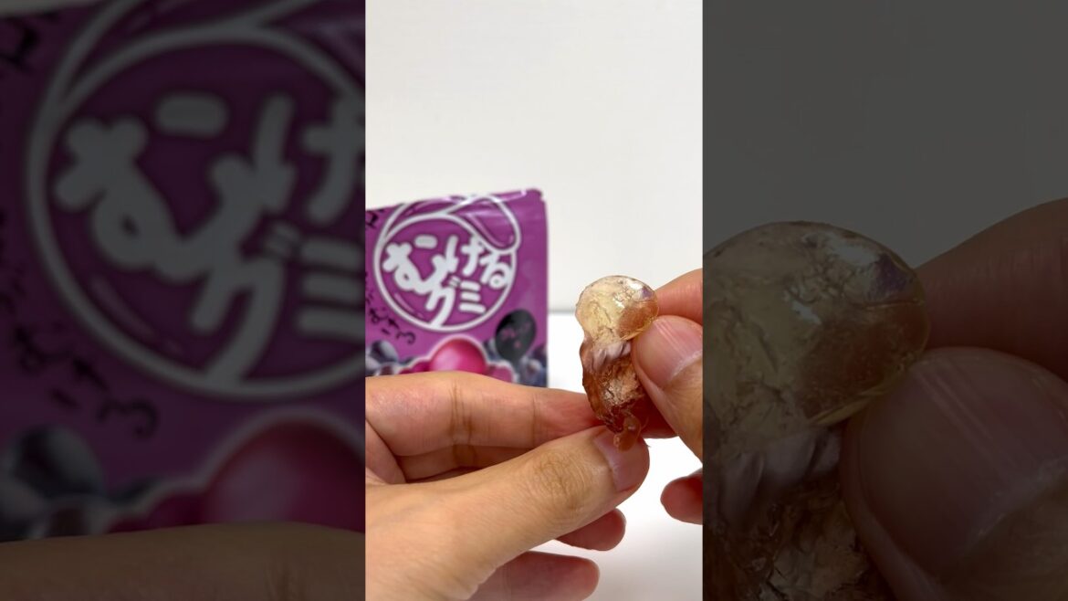 Peeling Gummy Candy Grape #shorts