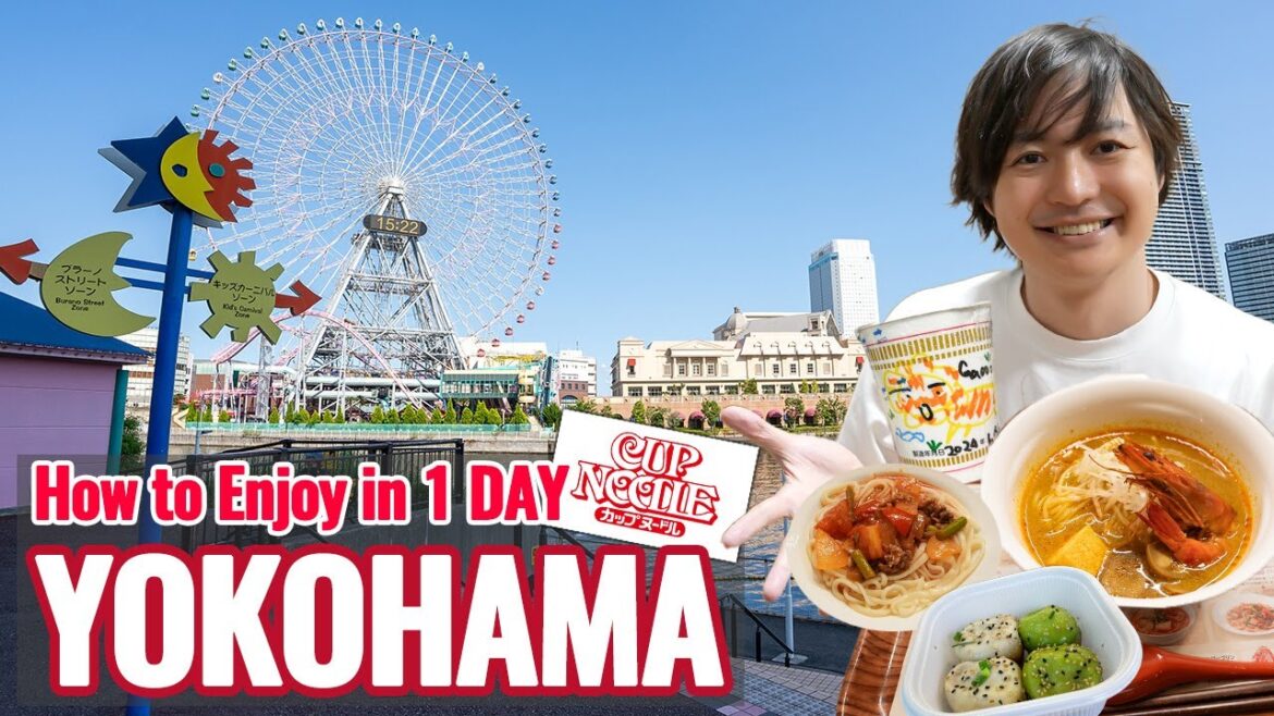 Yokohama Trip from Tokyo in 1 Day! Cup Noodle Factory, Noodle Bazaar, Chinatown , Cosmo World Ep.494 Yokohama Trip from Tokyo in 1 Day! Cup Noodle Factory, Noodle Bazaar, Chinatown , Cosmo World Ep.494