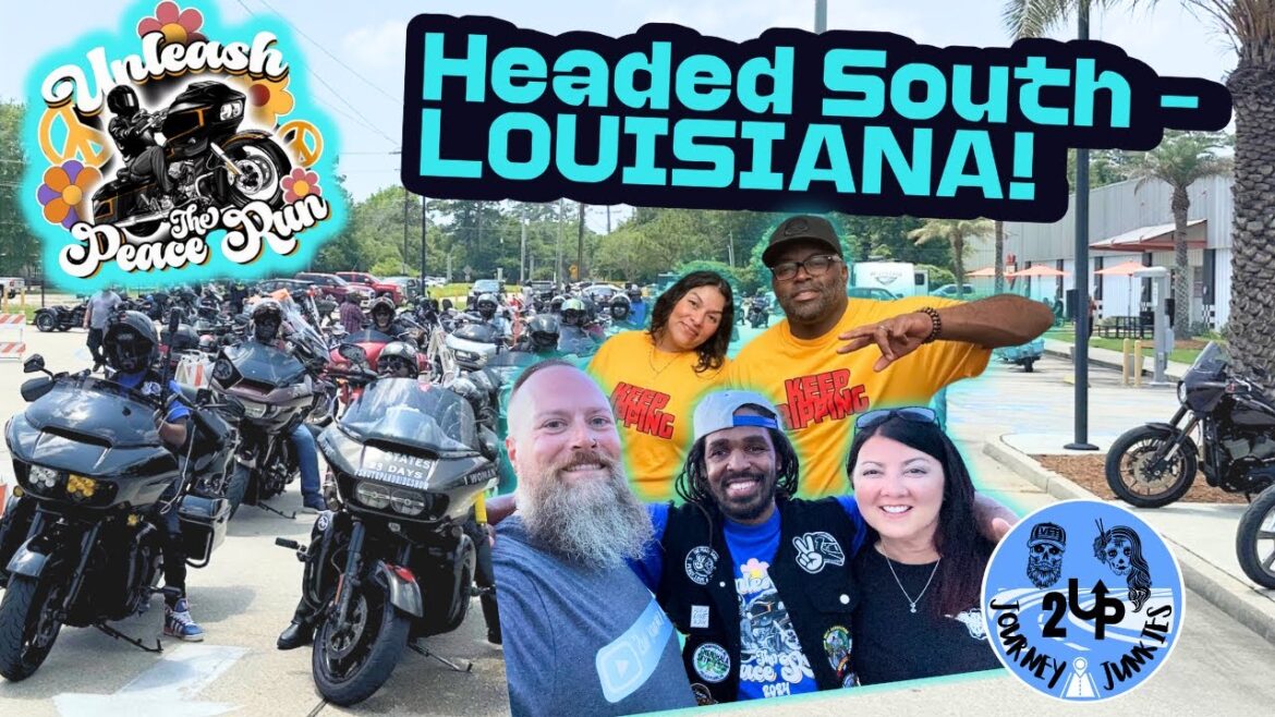 Motorcycle Travels to New Orleans - Unleash the Peace Run Biker Event!