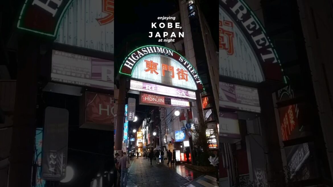 Kota Kobe, Jepang pada Malam Hari #japan #kobe Kota Kobe, Jepang pada Malam Hari #japan #kobe